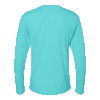 Next Level Men's Tahiti Blue Triblend Long-Sleeve Crew Tee