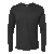 Next Level Men's Vintage Black Triblend Long-Sleeve Crew Tee