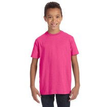 LAT Youth Vintage Hot Pink Fine Jersey T-Shirt