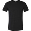 Next Level Men's Black Poly/Cotton Short-Sleeve Crew Tee