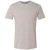 Next Level Men's Silver Poly/Cotton Short-Sleeve Crew Tee