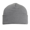 Pacific Headwear Silver Knit Fold Over Beanie