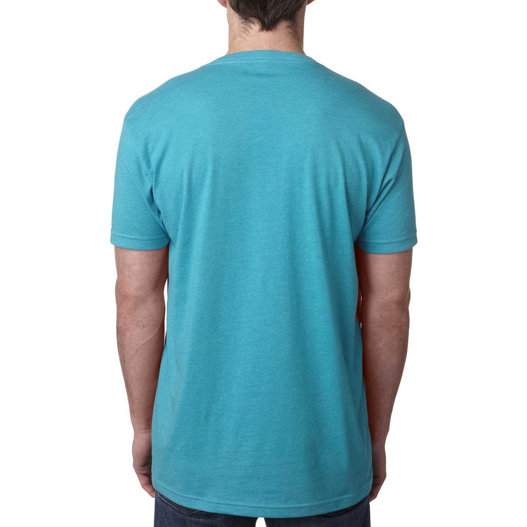 Next Level Men's Bondi Blue Premium CVC V-Neck Tee