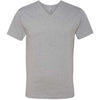 Next Level Men's Dark Heather Grey Premium CVC V-Neck Tee