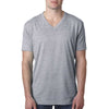 Next Level Men's Dark Heather Grey Premium CVC V-Neck Tee