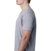 Next Level Men's Dark Heather Grey Premium CVC V-Neck Tee