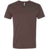 Next Level Men's Espresso Premium CVC V-Neck Tee