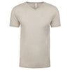 Next Level Men's Sand Premium CVC V-Neck Tee