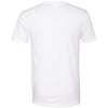 Next Level Men's White Premium CVC V-Neck Tee