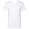 Next Level Men's White Premium CVC V-Neck Tee