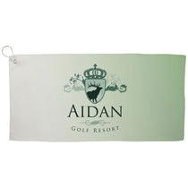 BIC White Full Color Cooling Golf Towel - Large