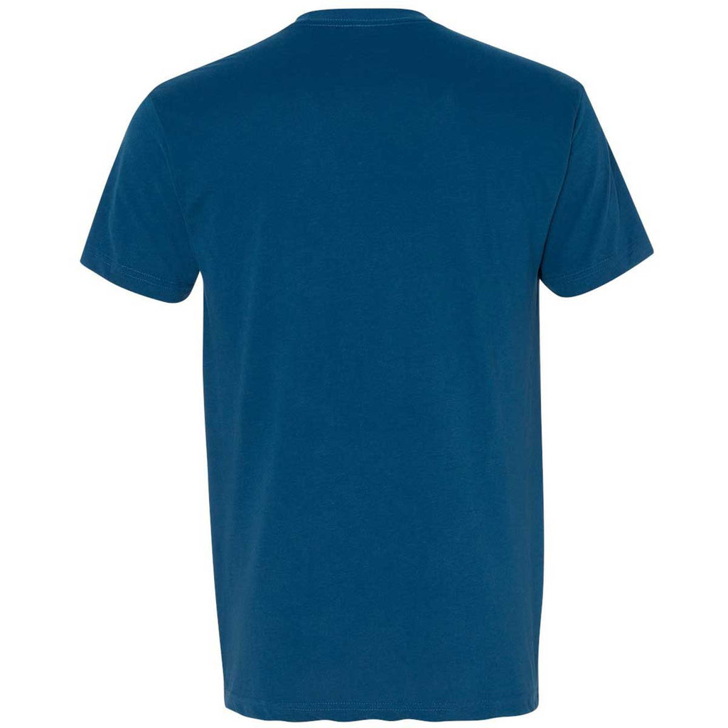 Next Level Men's Cool Blue Premium Fitted Sueded Crew