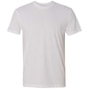 Next Level Men's White Premium Fitted Sueded Crew