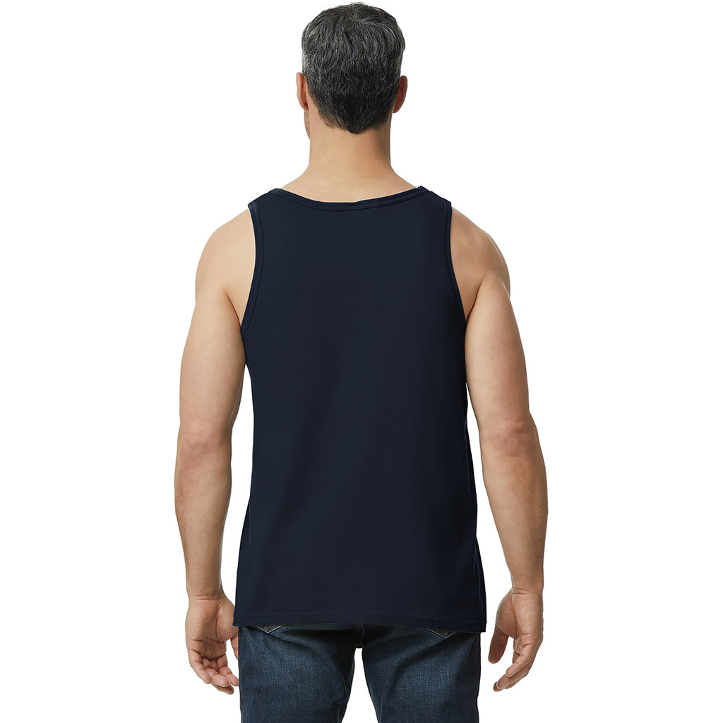 Gildan Men's Navy Softstyle Tank Top