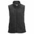 Edwards Women's Black Heather Sweater Knit Fleece Vest With Pockets