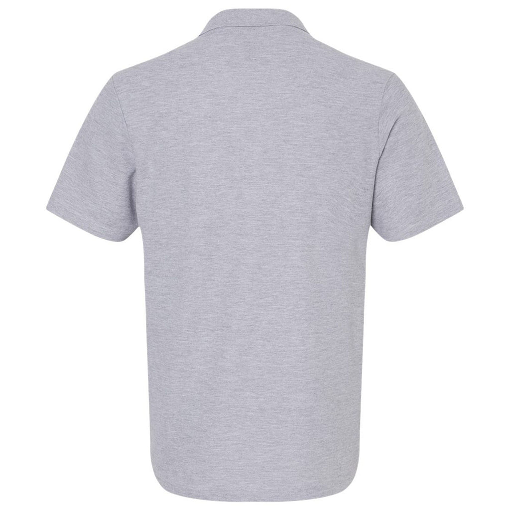 Gildan Men's Sport Grey Softstyle Adult Pique Polo