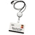 BIC Silver Dual Function Metal Badge Holder