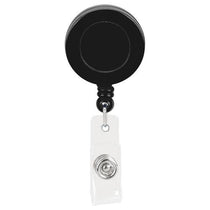 Good Value Black Promo Retractable Badge Holder
