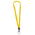 BIC Yellow 1/2 Inch Lanyard with Key Ring