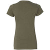 Next Level Women's Military Green CVC Crew Tee