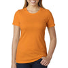 Next Level Women's Orange CVC Crew Tee