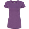 Next Level Women's Purple Berry CVC Crew Tee