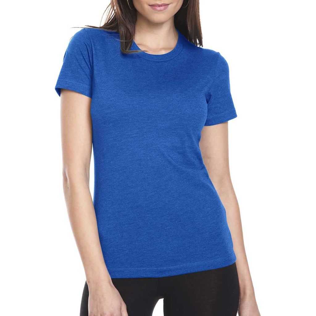 Next Level Women's Royal CVC Crew Tee