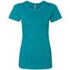 Next Level Women's Teal CVC Crew Tee