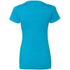 Next Level Women's Turquoise CVC Crew Tee