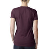 Next Level Women's Plum CVC Deep V Tee