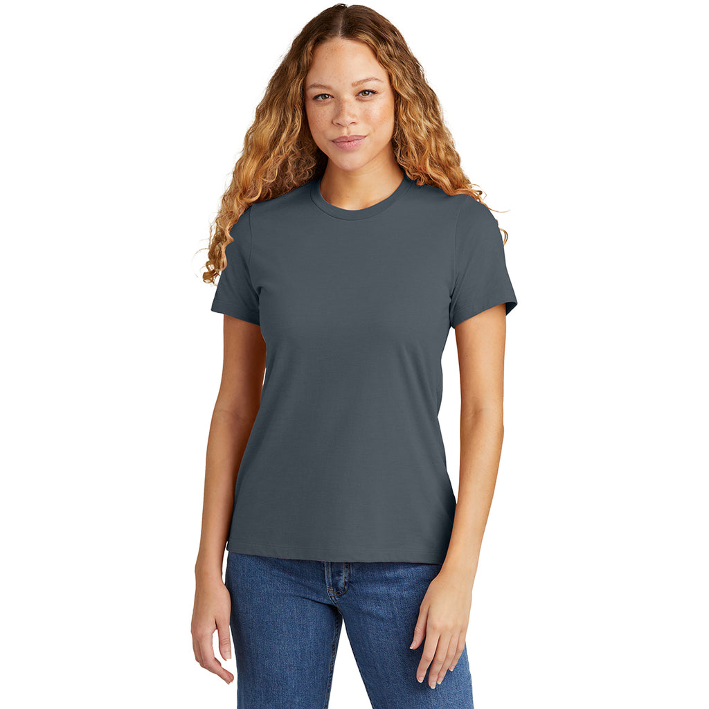 Gildan Women's Steel Blue Softstyle CVC T-Shirt