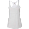 Next Level Women's Heather White Triblend Racerback Tank