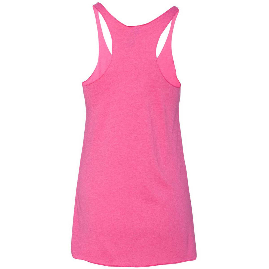 Next Level Women's Vintage Pink Triblend Racerback Tank