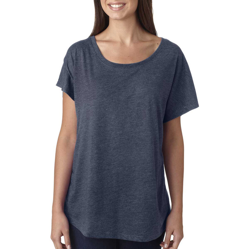 Next Level Women's Indigo Triblend Dolman