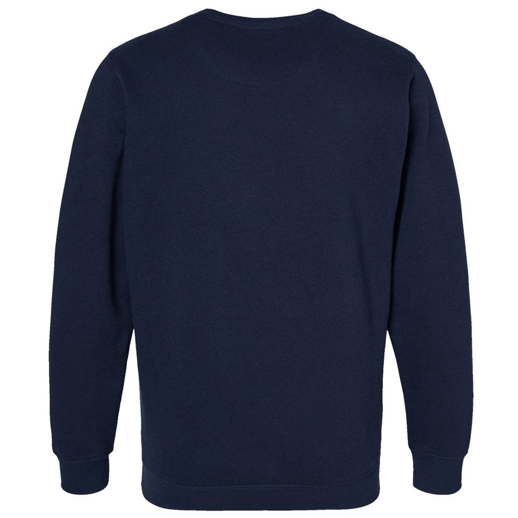 LAT Unisex Navy Elevated Fleece Crewneck Sweatshirt