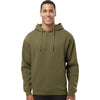 LAT Unisex Military Green Elevated FleeceBasic Hoodie