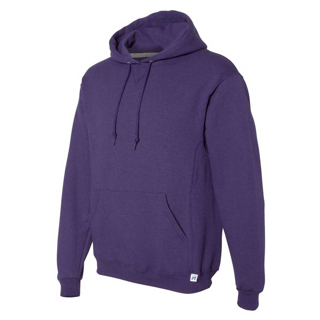 Russell Athletic Men's Purple Dri Power Hooded Pullover Sweatshirt