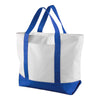 UltraClub White/Royal Bay View Giant Zippered Boat Tote