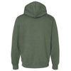 Jerzees Men's Military Green Heather Eco Premium Blend Ring-Spun Hooded Sweatshirt