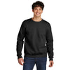 Jerzees Men's Black Ink Heather Eco Premium Blend Crewneck Sweatshirt