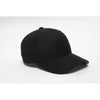 Pacific Headwear Black Snapback Adjustable Wool Cap