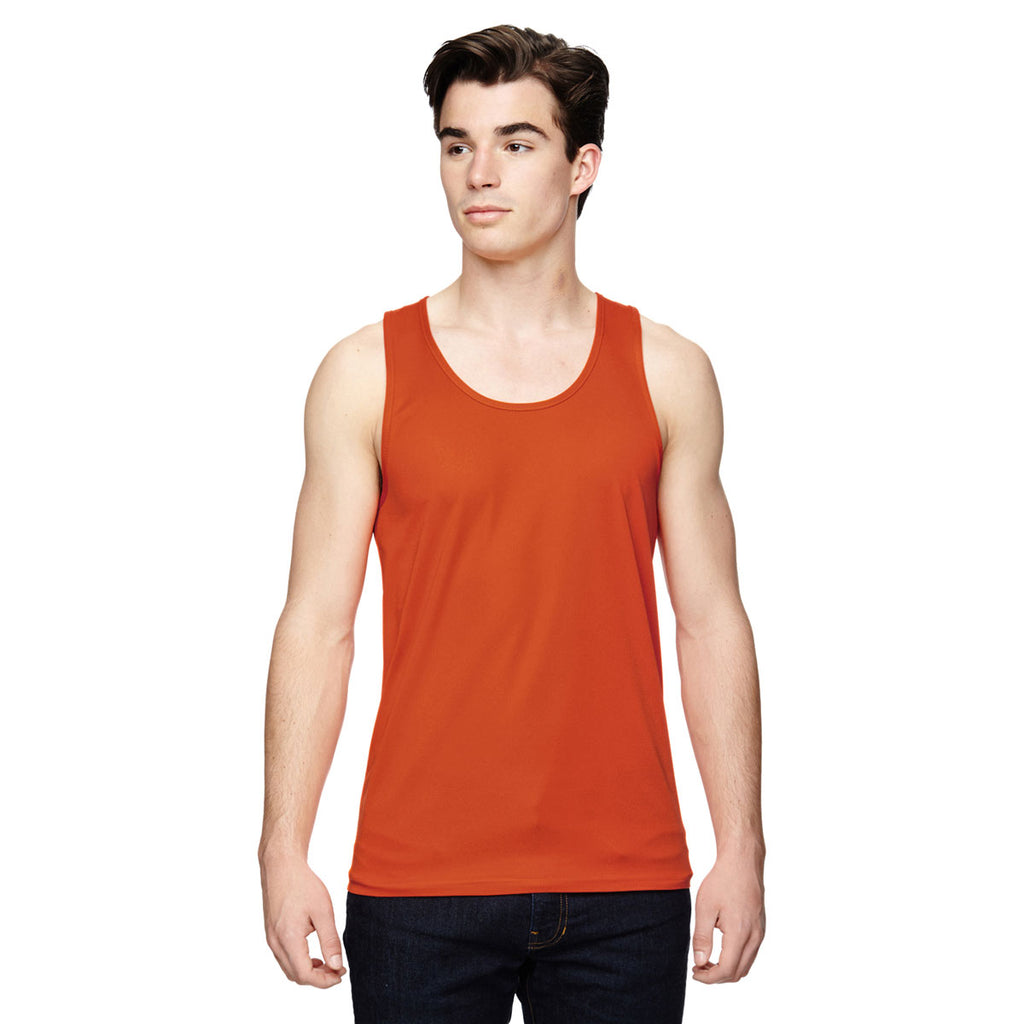 Augusta Sportswear Men's Orange Training Tank