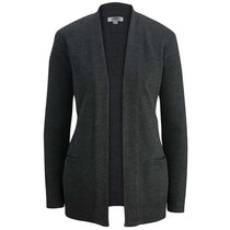 Edwards Women's Charcoal Open Acrylic Cardigan