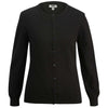 Edwards Women's Black Jewel Neck Cardigan