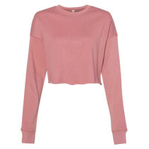 Bella + Canvas Women's Mauve Cropped Crew Fleece