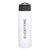 H2Go White Hydra Stainless Steel Bottle 24 oz