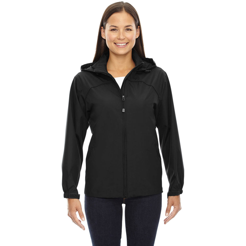 North End Women's Black Techno Lite Jacket