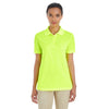 Core 365 Women's Safety Yellow Origin Performance Pique Polo