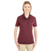 Core 365 Women's Burgundy Origin Performance Pique Polo with Pocket