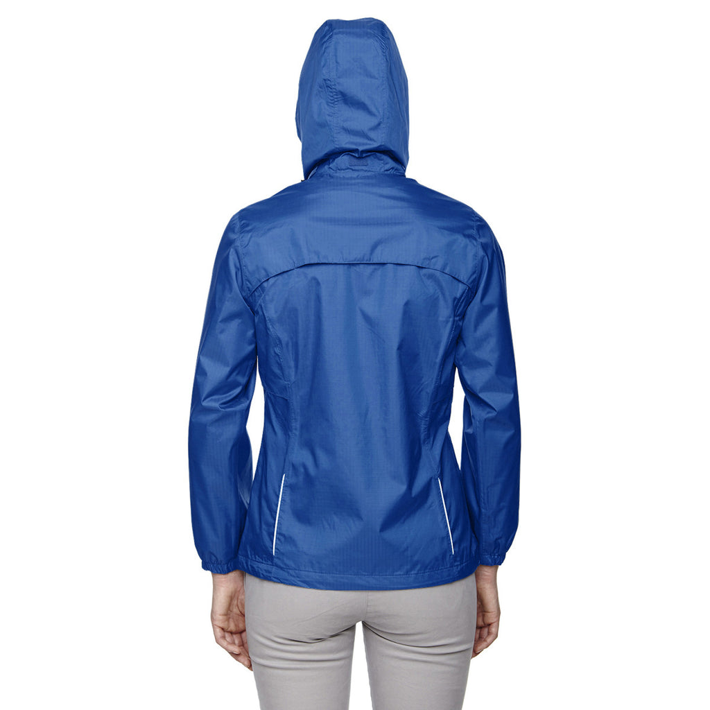 Core 365 Women's True Royal Climate Seam-Sealed Lightweight Variegated Ripstop Jacket